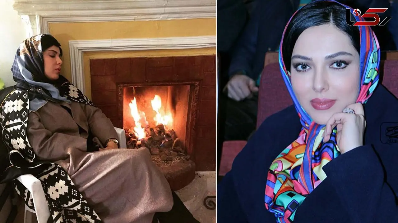 احسان کرمی ، لیلا اوتادی را در خواب غافلگیر کرد + عکس