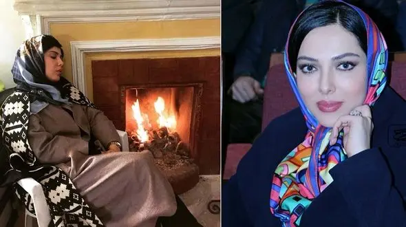 احسان کرمی ، لیلا اوتادی را در خواب غافلگیر کرد + عکس