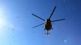 فیلم / سقوط هلیکوپتر هوانیروز ارتش ایران در درچه اصفهان / خلبان و کمک خلبان شهید شدند