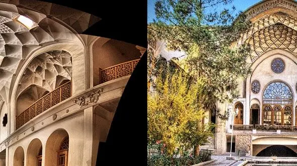 خانه زیبا و تاریخی عامری ها در کاشان +عکس های دیدنی 