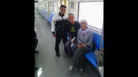 اولین مسافران مترو فرودگاه امام چه کسانی بودند! +عکس