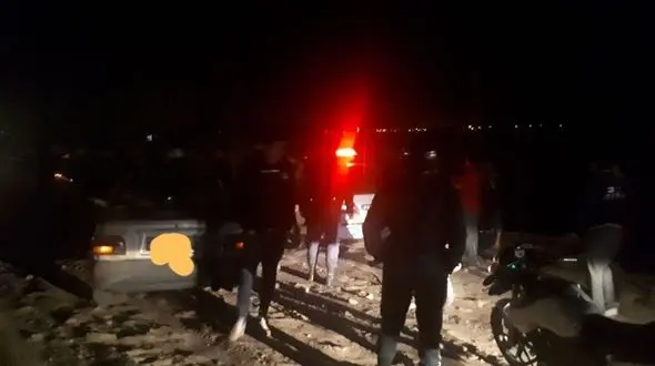 حادثه تلخ در آخرین ساعات 13 بدر / حمله اشرار به مردم در جاده باغرود + عکس 