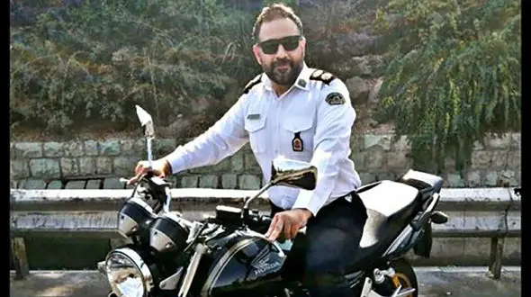  فداکاری جناب سرهنگ در صحنه آتش سوزی سعادت آباد