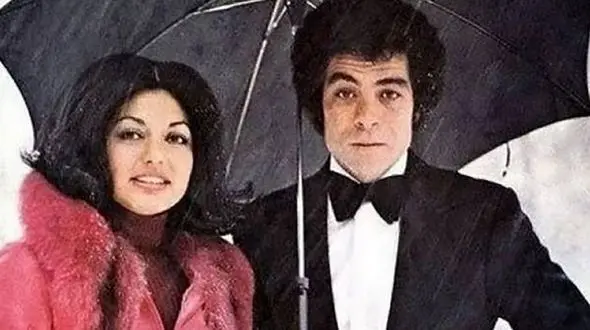 عکس سفر در ایام / لباس های خوشرنگ  گوگوش و بهروز وثوقی در پشت صحنه فیلم ماه عسل؛ سال ۱۳۵۵ / دیسکاور