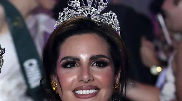 تصاویر نادین ایوب دختر شایسته فلسطین که جهان را خیره کرد / لباس پرمعنی و مفهوم نخستین دختر شایسته فلسطین با پیام استقامت