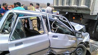 یک کشته و دو زخمی در حادثه تصادف پراید با کامیون در محمدیار