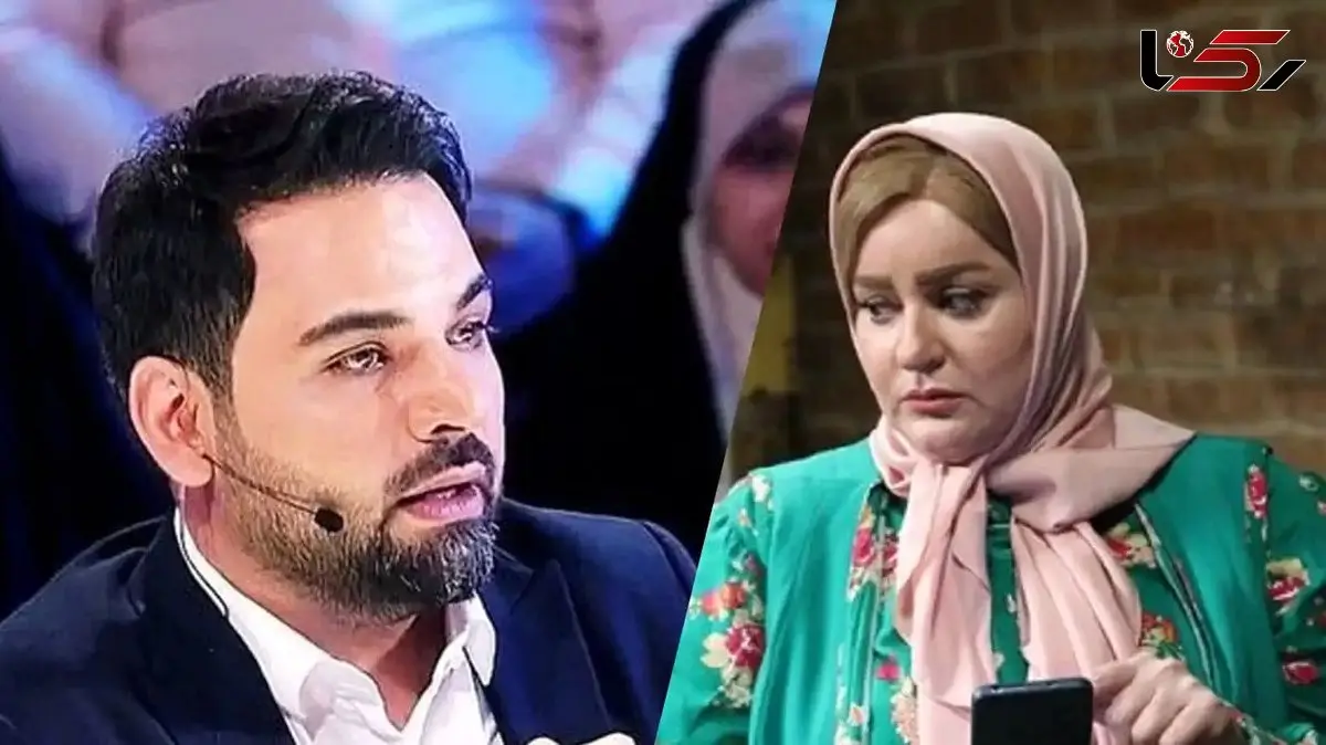 واکنش یواشکی احسان علیخانی بعد از پیش کشیدن حرف ازدواج با نعیمه نظام دوست / این فیلم وایرال شد...