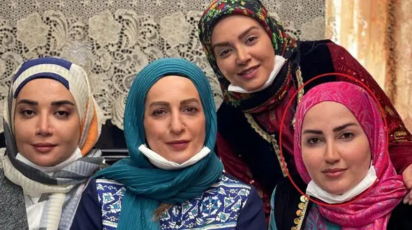 زیبایی فوق العاده  «شیلان زن وحید» سریال نون خ  خارج از سریال ! /  بیرون سریال یکی دیگه است ! + عکس ها