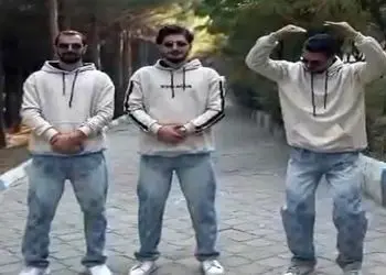 فیلم آواز شاد /  رقص اگوپگور و بانمک 3 تا رفیق وسط پارک با آهنگ ترکی مثل مینیون ها ...