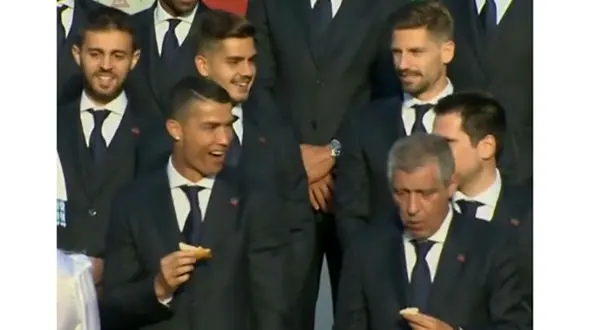 بی احترامی کریس رونالدو به سنت های روسی! + عکس 