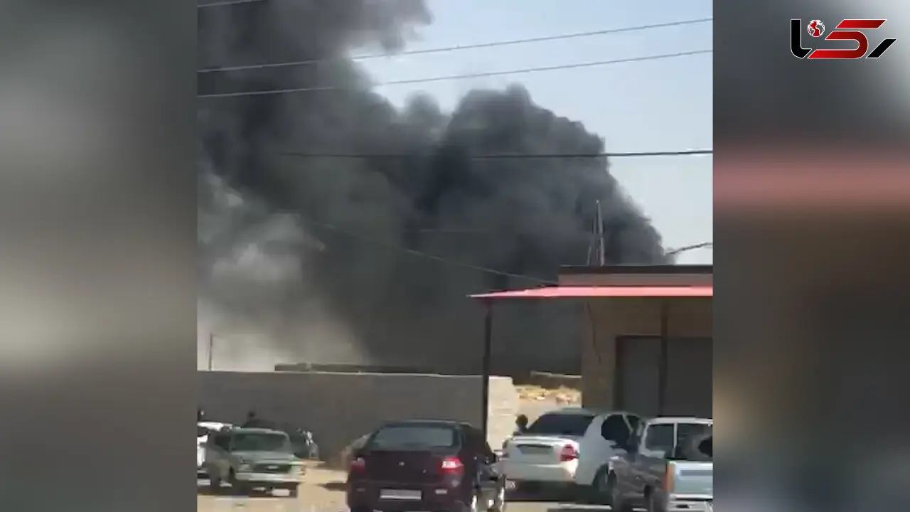فیلم لحظه آتش سوزی وحشتناک یک خانه در دهلران 