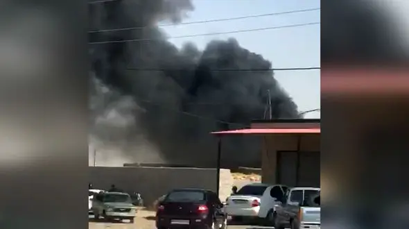 فیلم لحظه آتش سوزی وحشتناک یک خانه در دهلران 