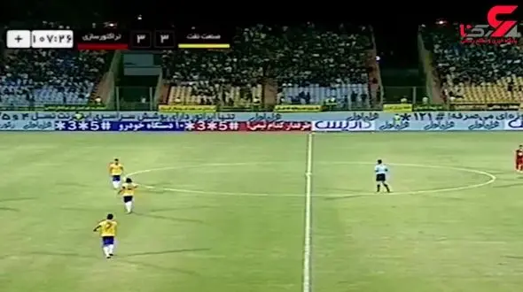 درگیری توشاک و اشکان دژاگه هنگام تعویض+فیلم