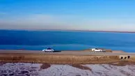 فیلم تصویر هوایی شگفت انگیز از کفه نمک سیرجان
