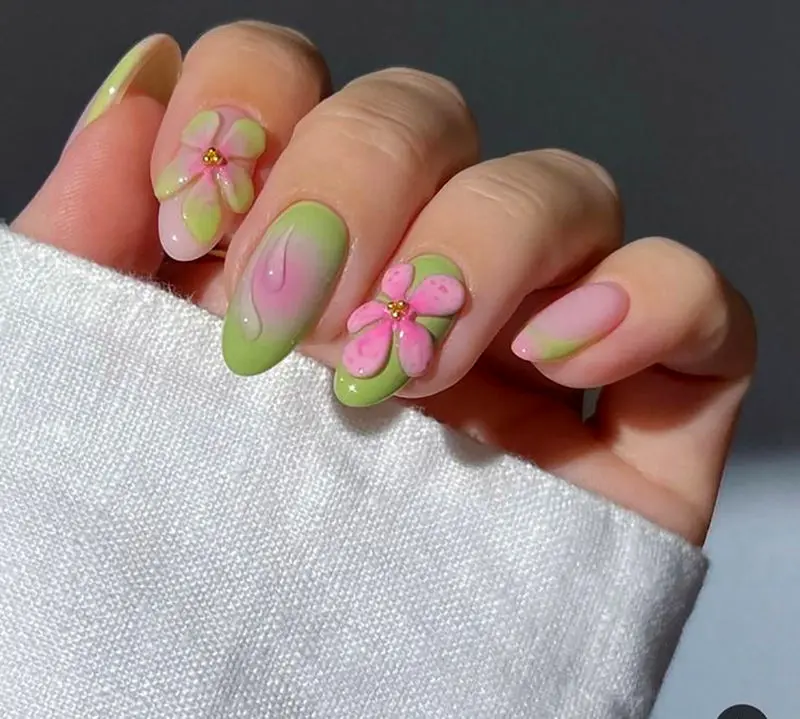 کاشت ناخن سه بعدی