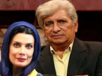 فیلم حضور عاطفه رضوی و حسین پاکدل در مراسم تشییع بهروز رضوی