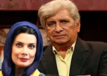فیلم حضور عاطفه رضوی و حسین پاکدل در مراسم تشییع بهروز رضوی
