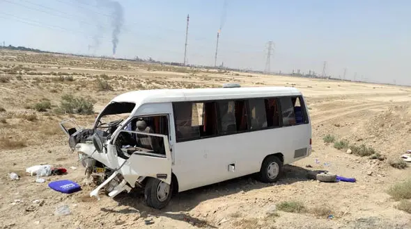 واژگونی خونین سرویس کارگران مجتمع فسفات آسفوردی در یزد + جزییات