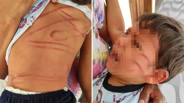 Woman 'whips boy, 2, across face as punishment for breaking her phone case'