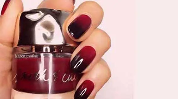 طرح های مختلف برای لاک قرمز