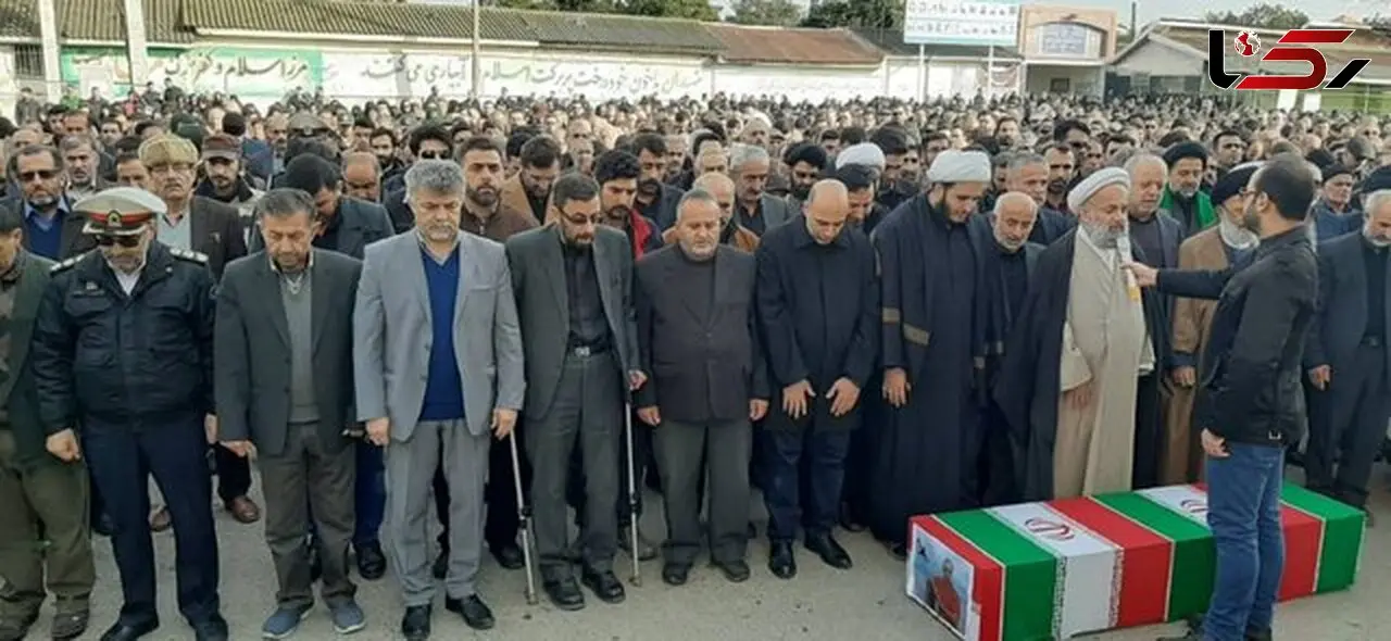 
پیکر شهید سانحه هوایی در شهر بابل تشییع شد

