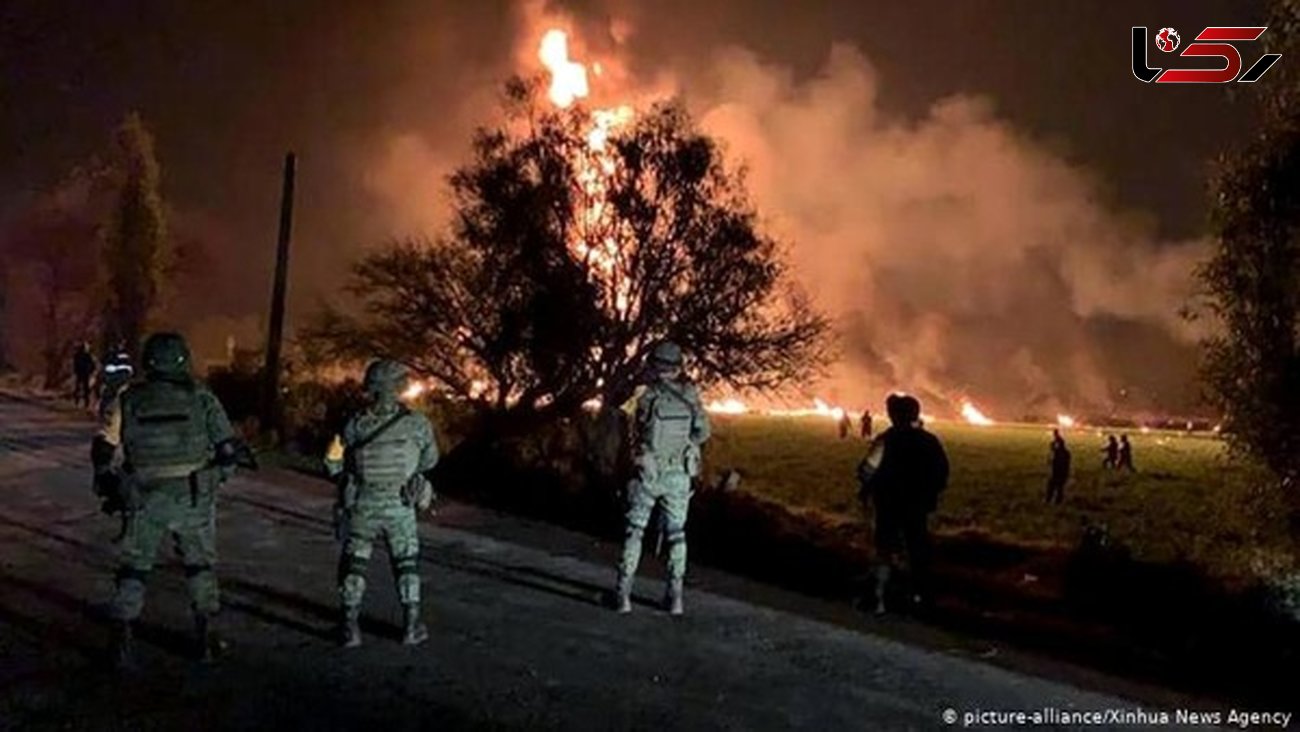 آتش‌سوزی در بزرگراهی در کاراکاس+ فیلم 