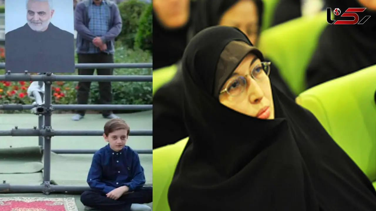 عکس همسر شهید آیت الله مجتبی خامنه ای  + عکس ها زهرا کوچولوی 14 ماهه و مصباح 7 ساله و زهرا حداد عادل عروس که با رهبری شهید شدند