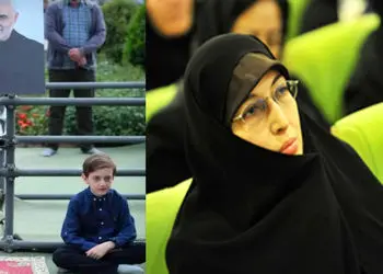 عکس همسر شهید مجتبی خامنه ای  + عکس ها زهرا کوچولوی 14 ماهه و مصباح 7 ساله و زهرا حداد عادل عروس که با رهبری شهید شدند