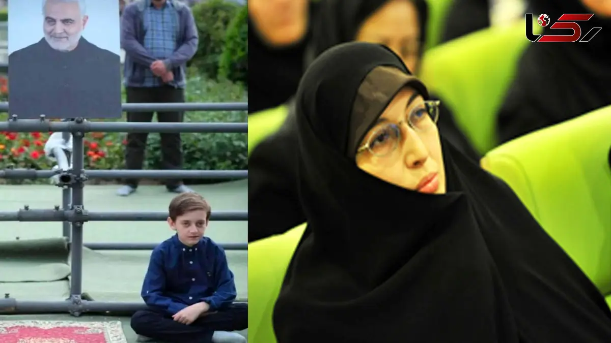 عکس های همسر شهید مجتبی خامنه ای و  2 نوه کوچولوی شهید رهبری انقلاب / زهرای 14 ماهه و مصباح الهدی 7 ساله و زهرا حداد عادل عروس رهبر شهید