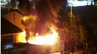 آتش زدن موکب‌های حسینی توسط آشوبگران