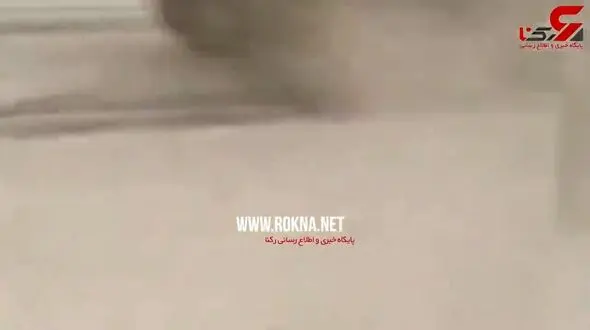 حادثه ای عجیب برای یک خبرنگار در جاده برفی+فیلم 