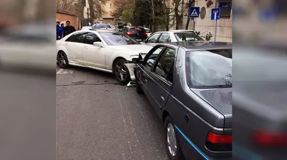 پژو ، بنز S500 را له کرد + عکس