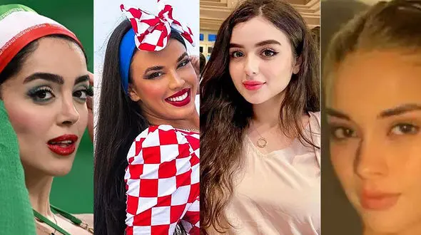 کدامیک از این 4 دختر زیبا در قطر جذاب تر بودند ! / دختر ایرانی جنجالی ترین در جهان ! + عکس ها و اسامی