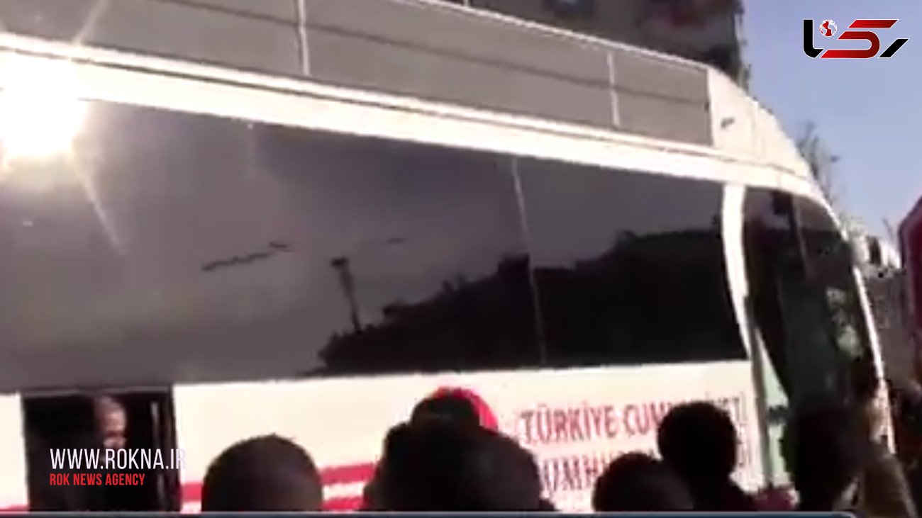اتوبوس اردوغان محافظ او را زیر گرفت! + فیلم و عکس