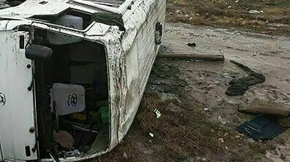 واژگونی خونین مینی‌بوس کارکنان شهرک علمی تحقیقاتی اصفهان 