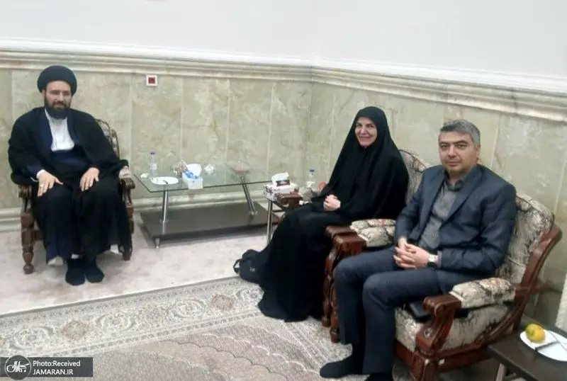 دیدار مشاور رئیس‌جمهور با سید علی خمینی در قم 