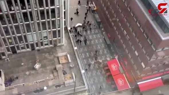فیلم دیده نشده هوایی از حادثه تروریستی در مرکز خرید استکهلم+  عکس