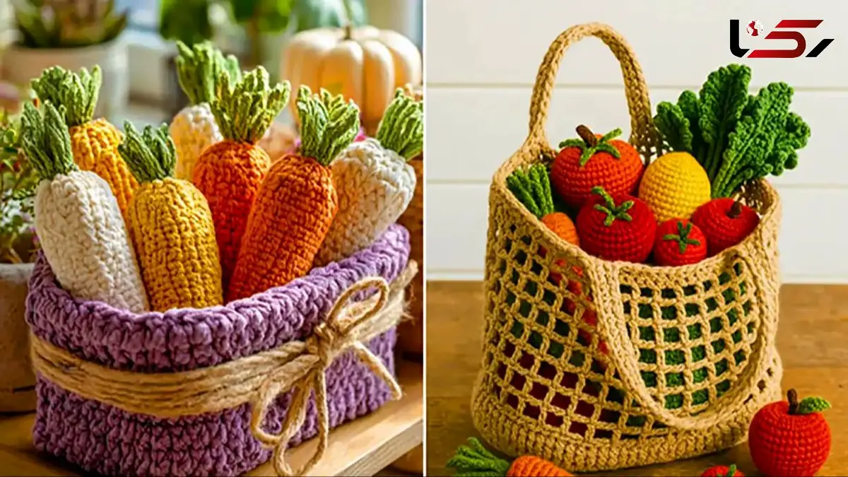 15 مدل منتخب میوه‌ های بافتنی دکوری؛ هنر دست برای تزئین میز پذیرایی
