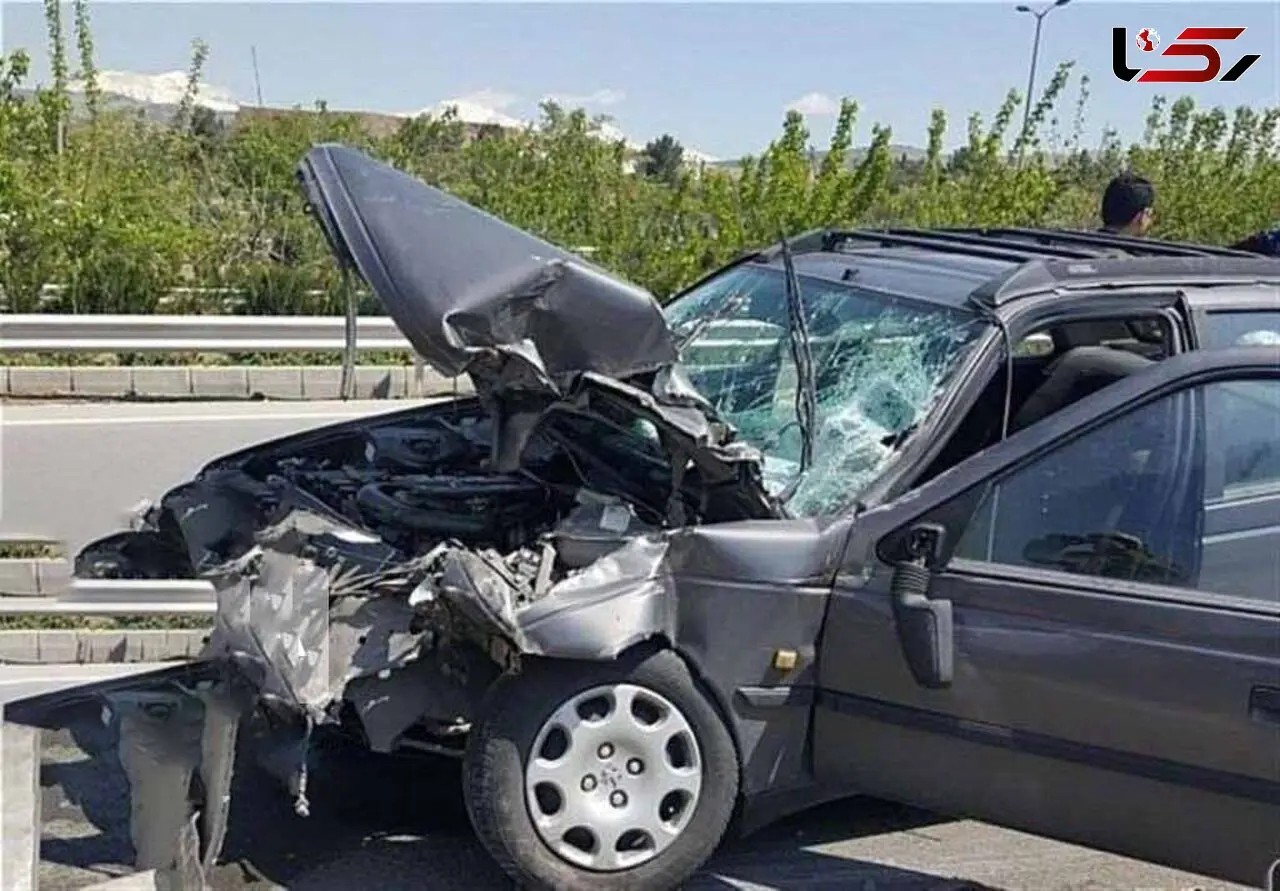 تصادف مرگبار در جهرم جان راننده پژو را گرفت
