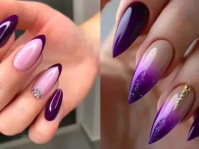 زیباترین مدل‌ های لاک بنفش ترند 1404 که بسیار کیوت و خوشگل هستند