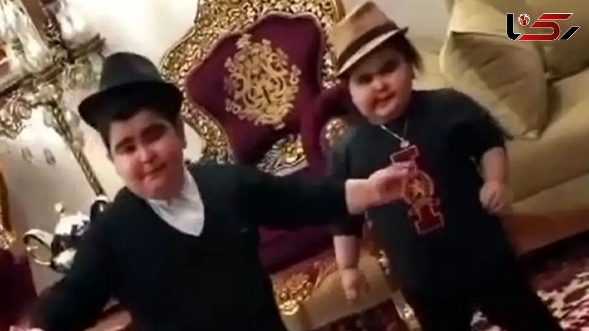 فیلم رقص آذری و اصیل دوتا پسربچه گردالی و تپل که قند تو دل هر آدمی آب میکنه