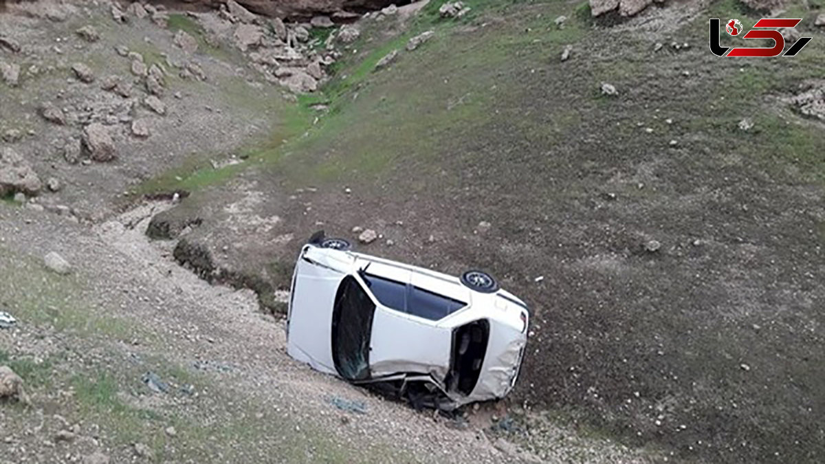 سقوط مرگبار سمند به دره / مرد گیلانی در دم جان باخت 