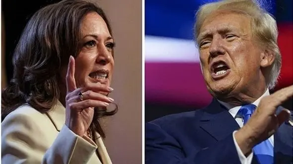 کامالا هریس از ترامپ پیشی گرفت/ رقابت نفس‌گیر ترامپ و هریس در راند پایانی