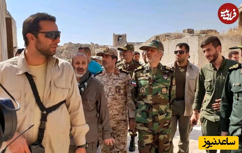 «امیر حاتمی، فرماندۀ جدید ارتش» در خیابان‌های حلب سوریه؛ سال 1397 