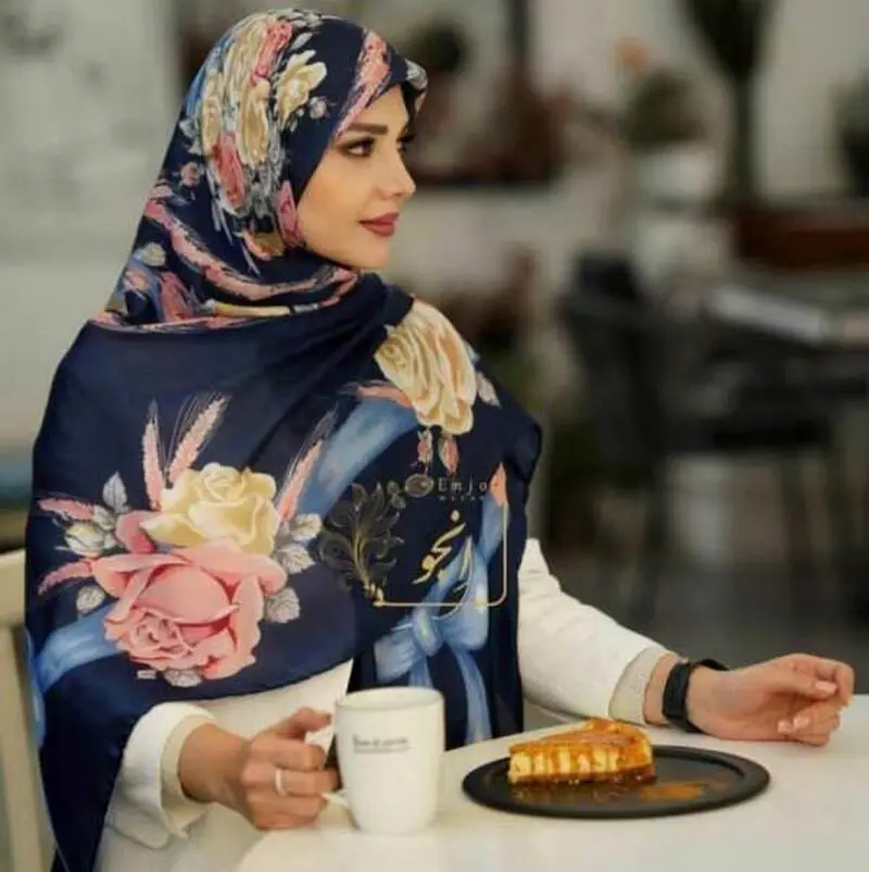 مدل بستن شال و روسری