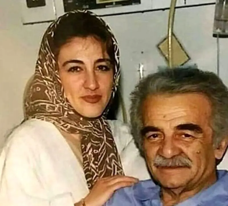 منوچهر نوذری و دخترش