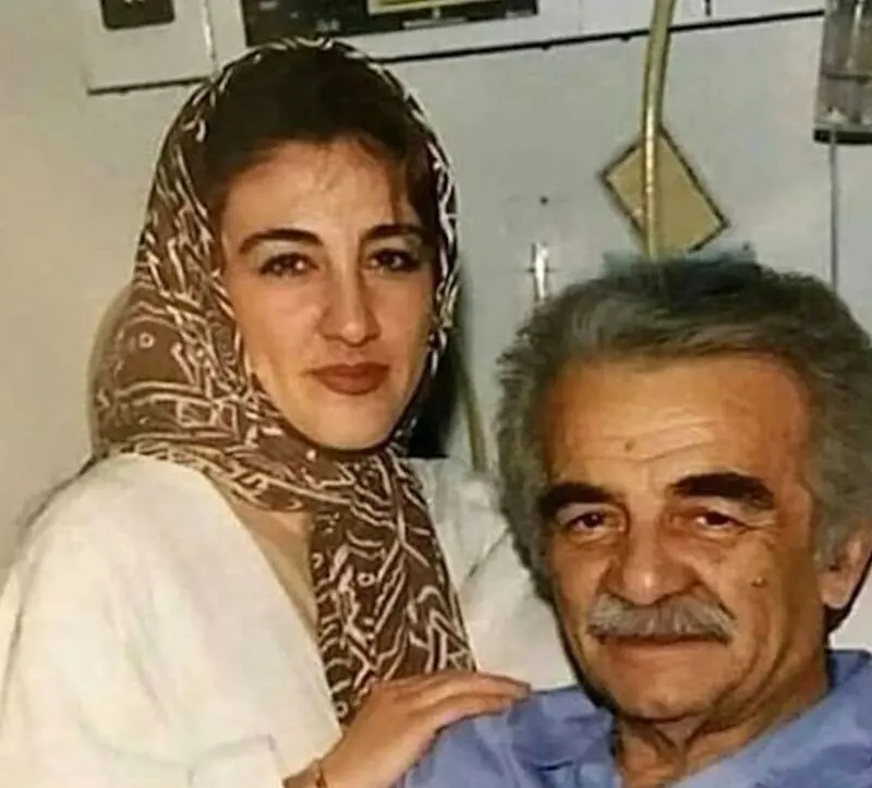 منوچهر نوذری و دخترش
