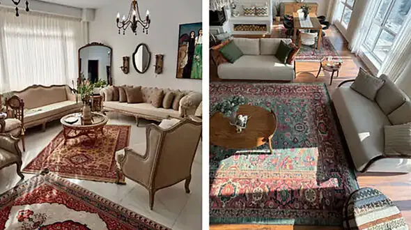 چیدمان مبل برای پذیرایی مربع / ایده‌ هایی مدرن و کاربردی برای فضایی شیک + عکس