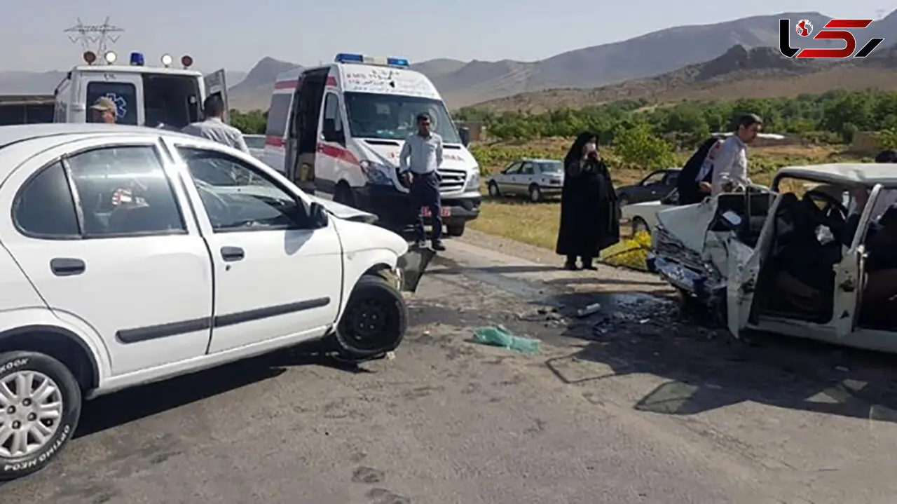 مرگ 3 نفر در تصادف پیکان و تیبا در چهارمحال و بختیاری