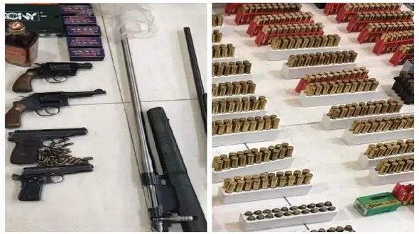 کشف انبار سلاح و مهمات غیرمجاز در فسا توسط نیروهای امنیتی